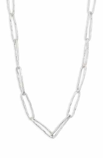 NORDSTROM RACK Paper Clip Chain Necklace