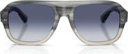 Burberry 55mm Pilot Sunglasses