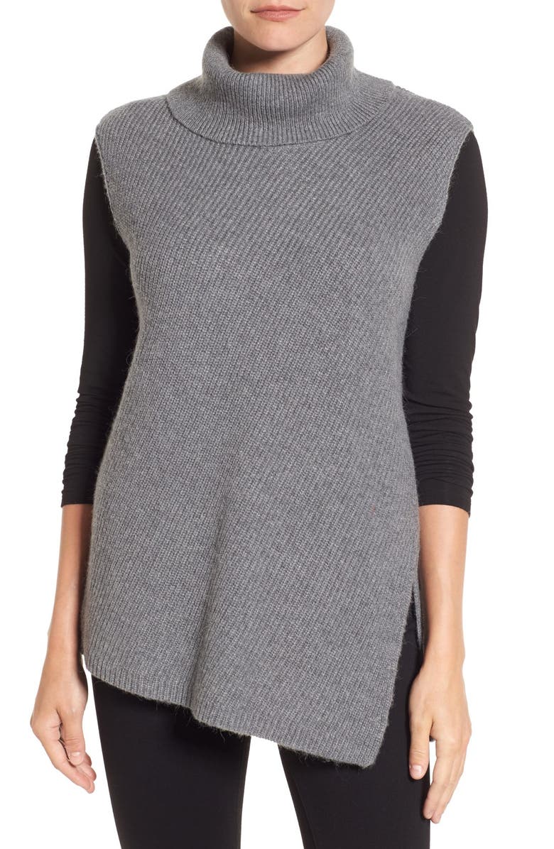 Halogen<sup>®</sup> ASYMMETRIC SWEATER TUNIC, Main, color,