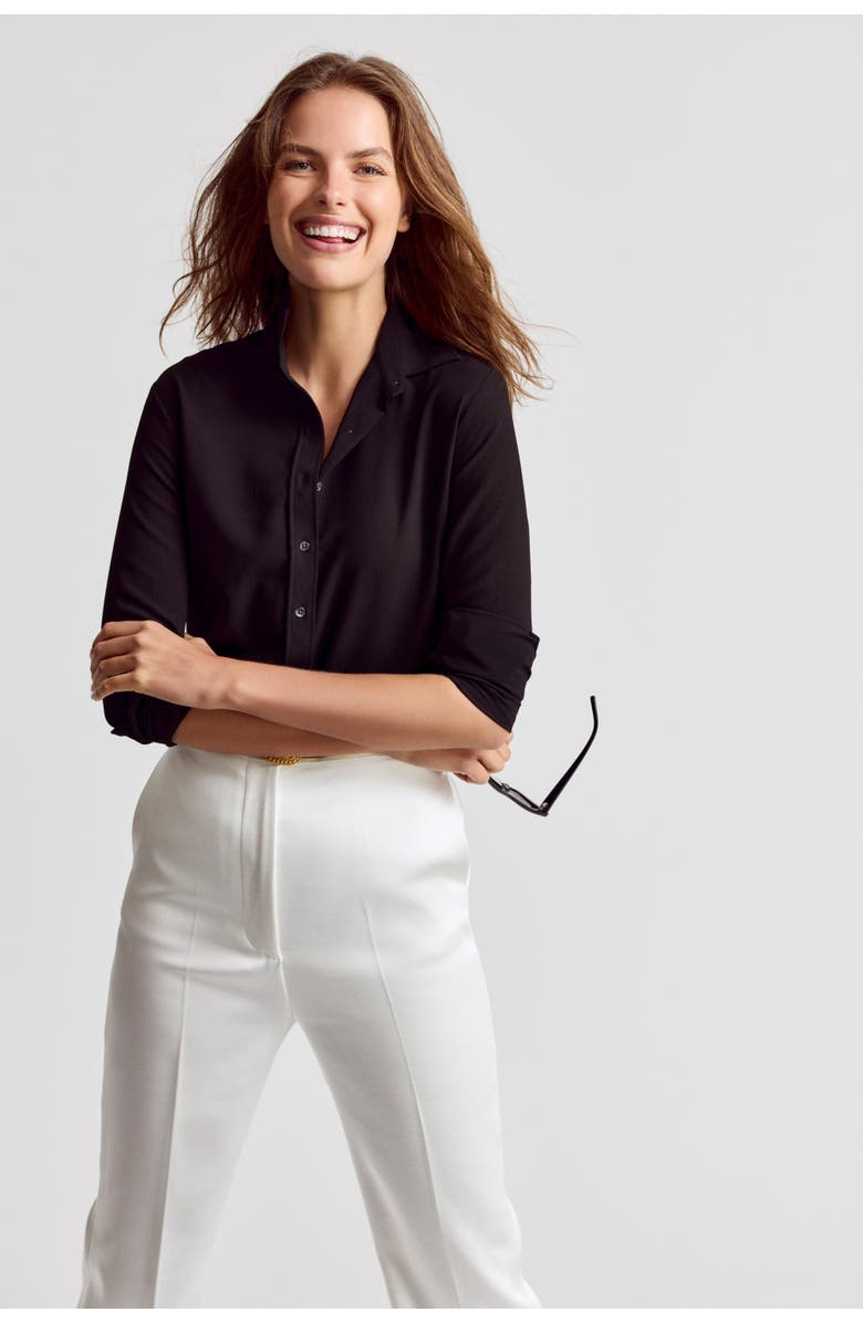 The Shirt by Rochelle Behrens The Signature Shirt, Alternate, color, Black