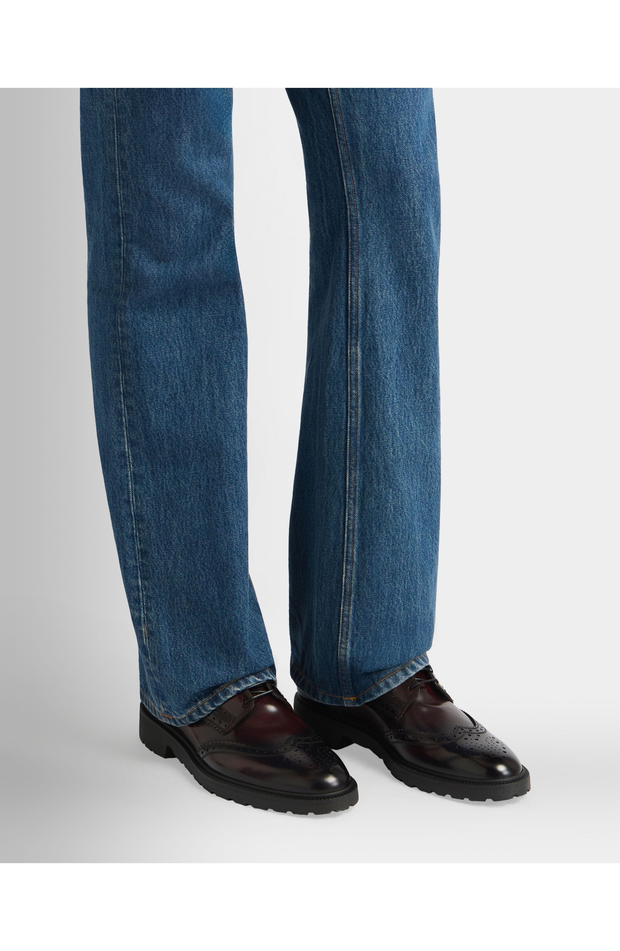 Bally Eduard Derby in Andorra Leather, Alternate, color, Red