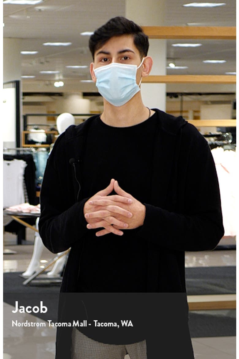 Shirred Sleeve Print Turtleneck video