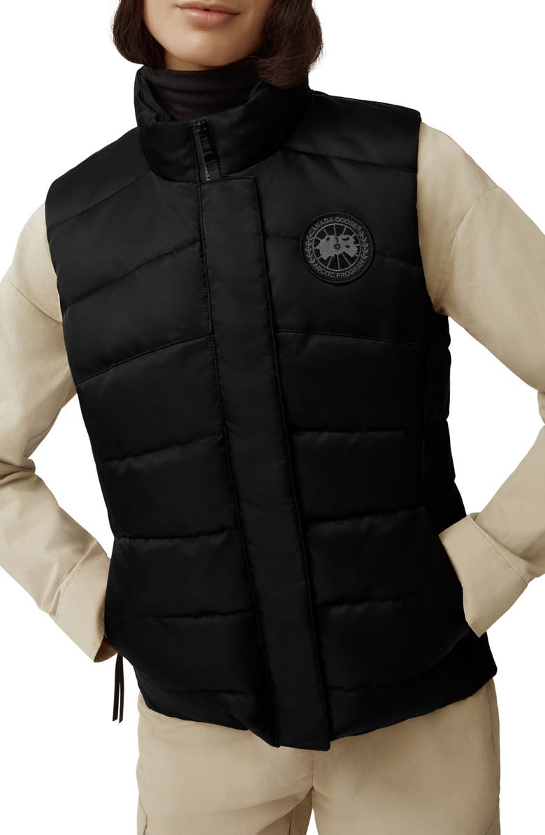 Canada Goose Freestyle Water Repellent Down Puffer Vest, Main, color, Black