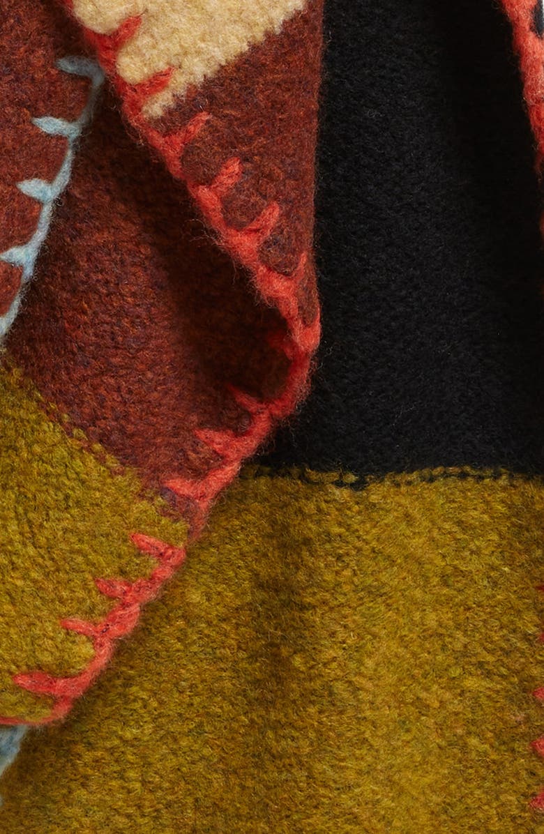 YanYan Softi Stripe Stretch Wool Blend Scarf, Alternate, color, 