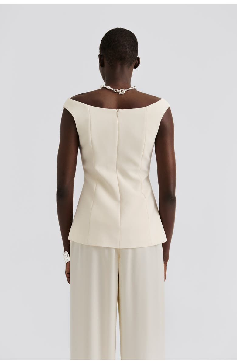 Malina Diora Half Off Shoulder Top, Alternate, color, Vanilla