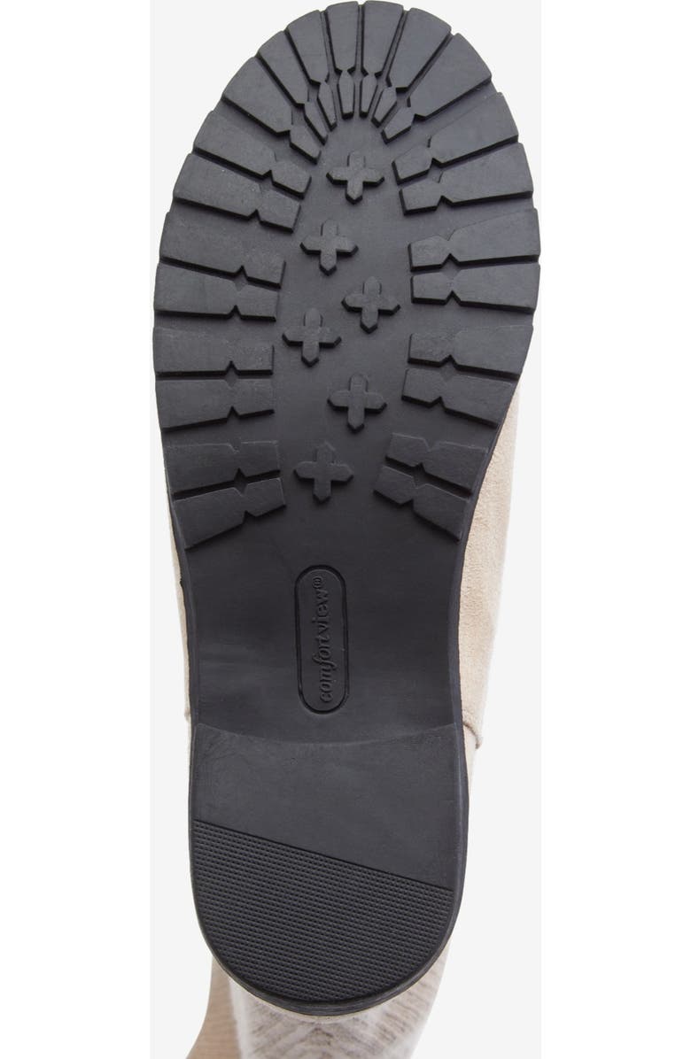 Comfortview The Antonella Tall Calf Boot, Alternate, color, Oatmeal