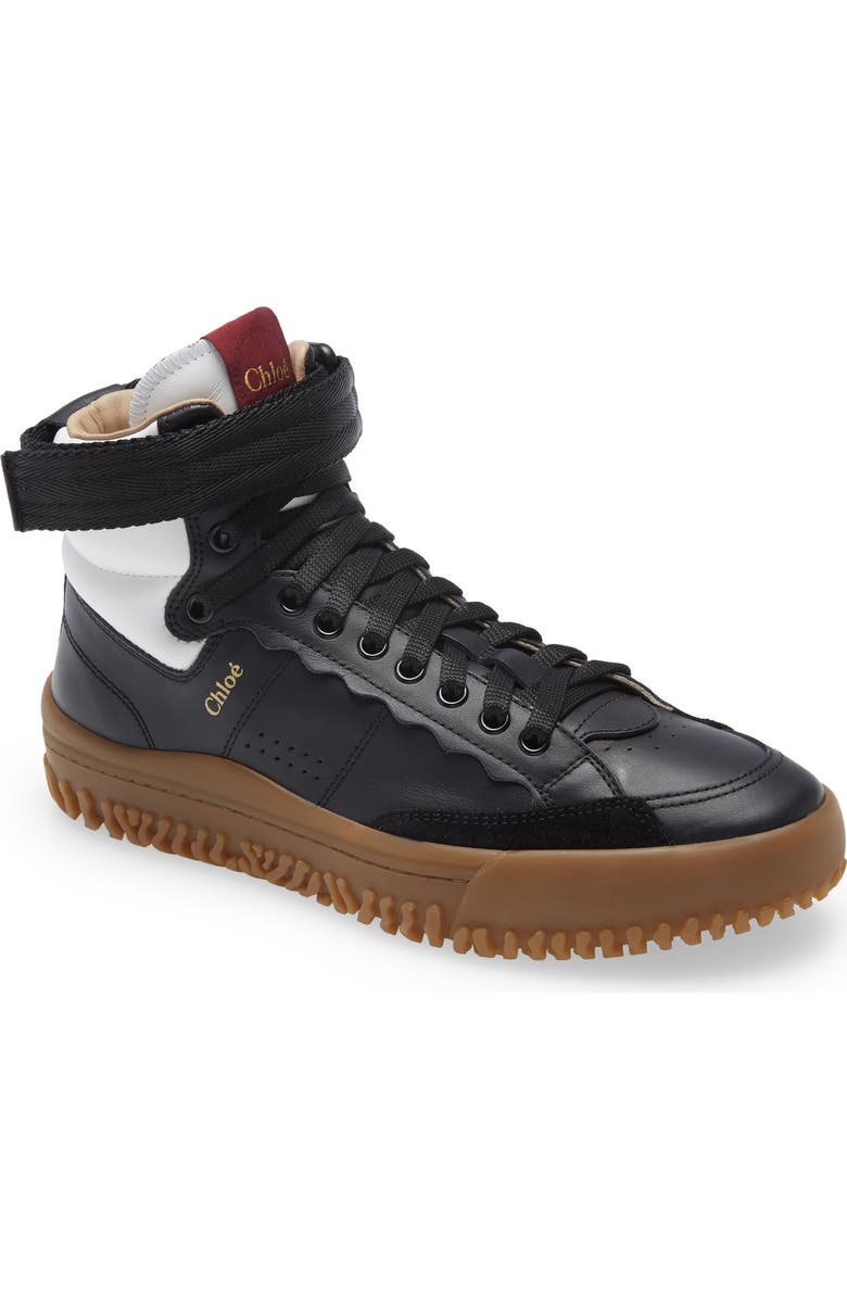 Chloé Franckie High Top Sneaker, Main, color,