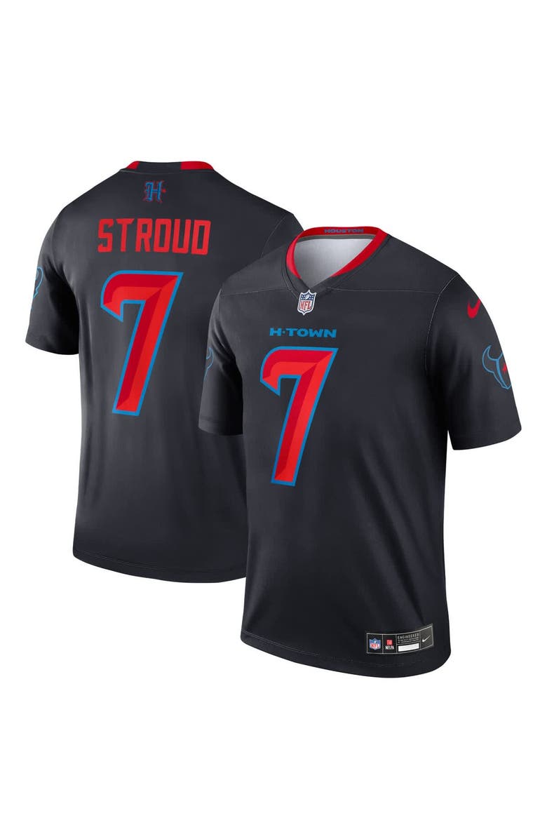 Nike Men's Nike C.J. Stroud Navy Houston Texans Legend Player Performance Top, Main, color, Navy
