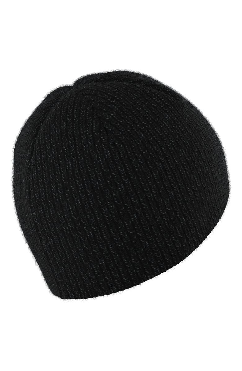 adidas Lifestyle Beanie, Alternate, color, Black/ Grey/ Black