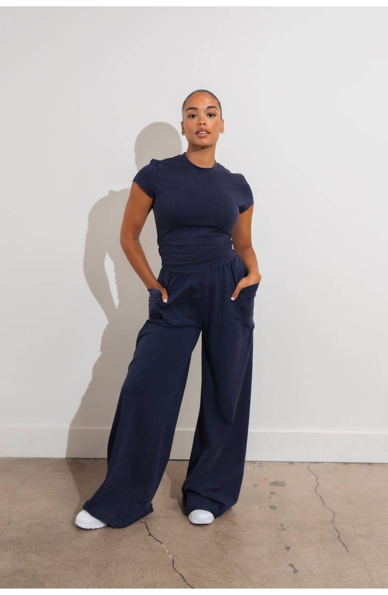 Vitality Essence Palazzo Pant, Main, color, Oxford