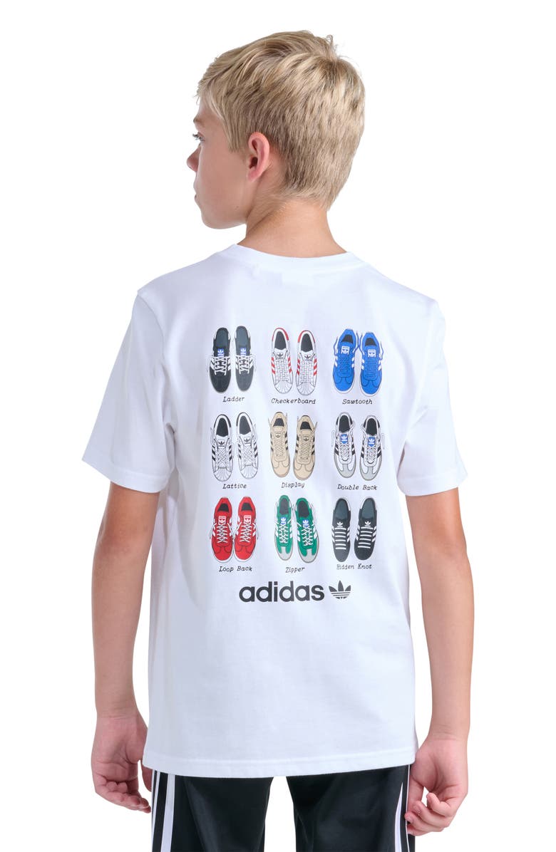 adidas Originals Kids' Lace 101 Graphic Cotton T-Shirt, Alternate, color, 