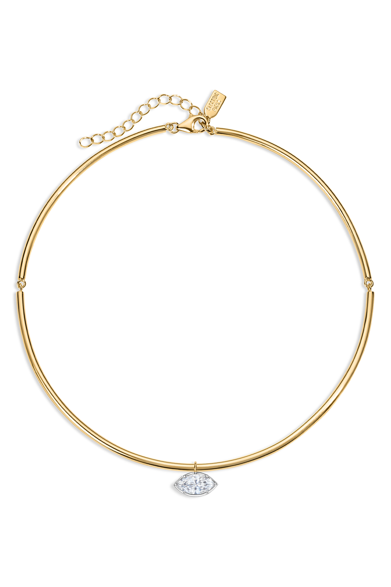 Tudor Collar Necklace, Main, color, Gold