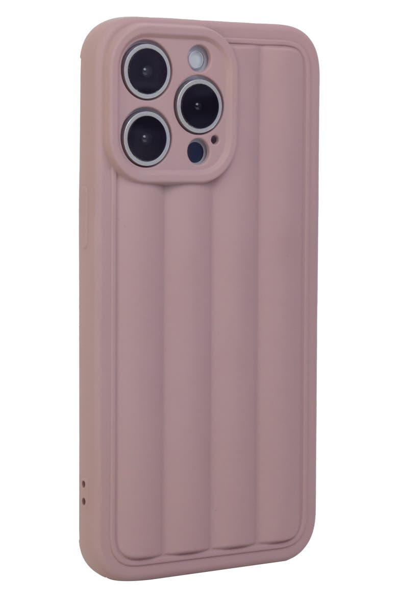 Roman Stripes iPhone 15 Pro Max Case, Alternate, color, DUSTY PINK