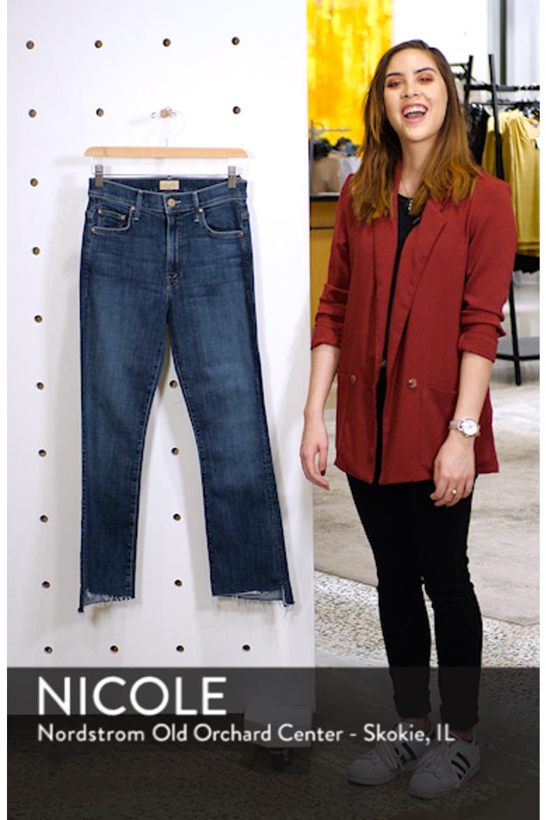 'The Insider' Crop Step Fray Jeans video