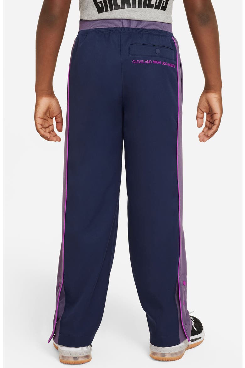 Kid's LeBron Dri-FIT Track Pants, Alternate, color, MIDNIGHT NAVY/ PURPLE