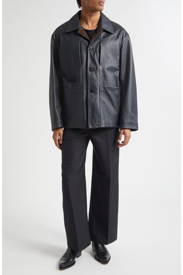 Leather Workwear Jacket (Men) | Nordstrom