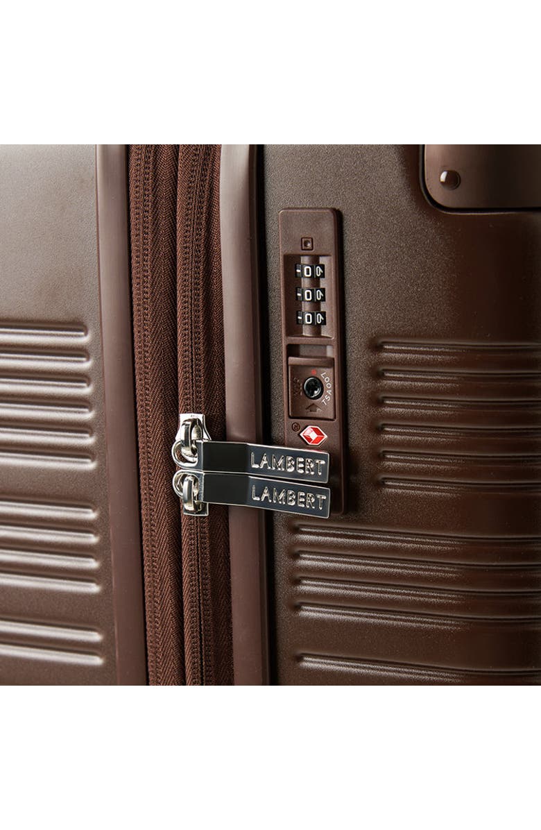 Lambert Milan - Medium Checked Luggage, Alternate, color, Chocolate