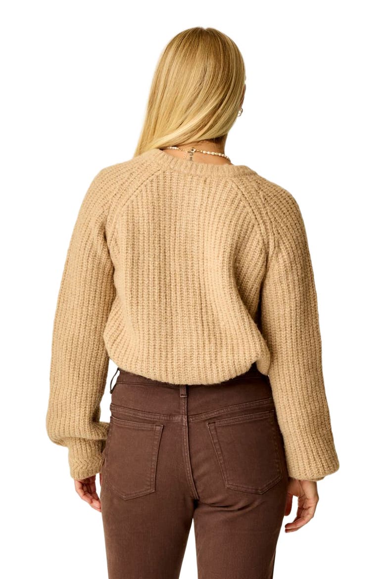 Daphne Wool Cardigan, Alternate, color, Camel