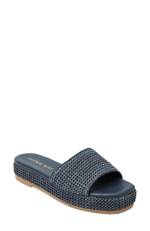 Jack Rogers Bay Flatform Sandal in Midnight 