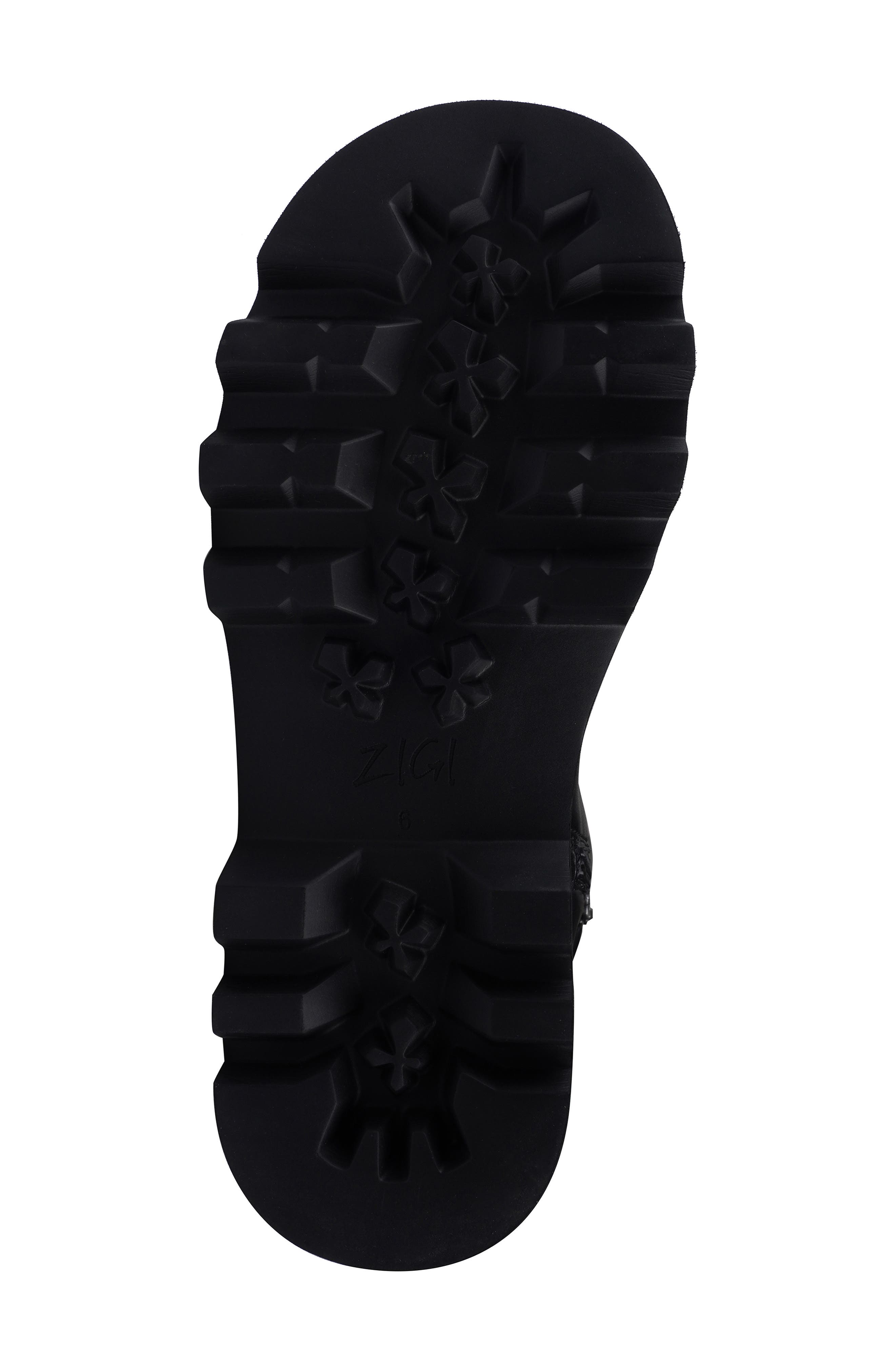 ZIGI Blakely Over the Knee Platform Boot, Alternate, color, Black Faux O