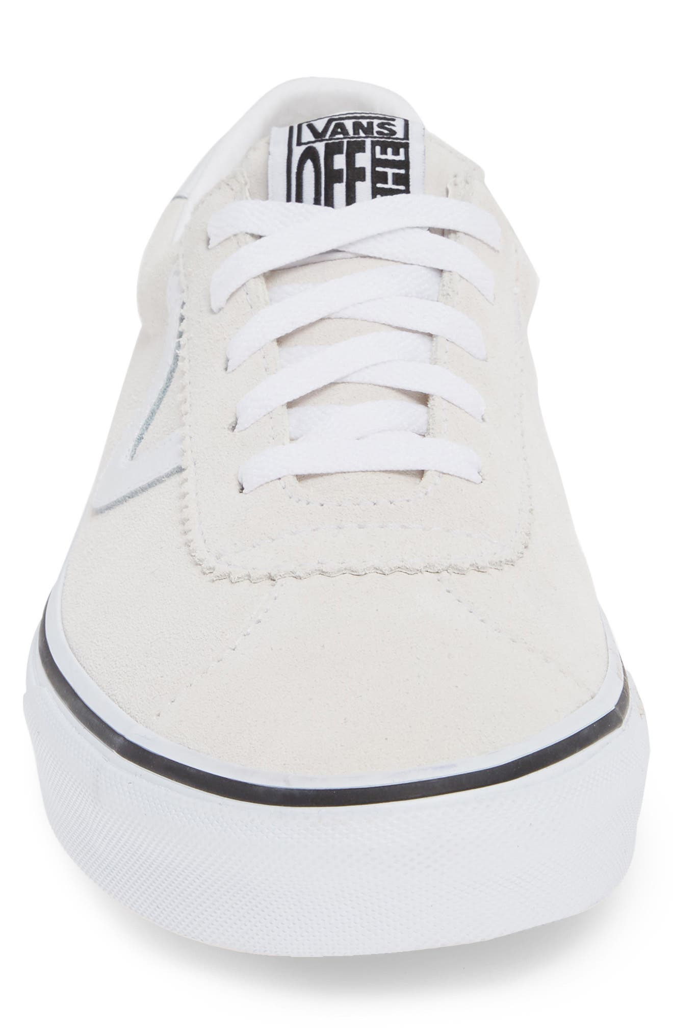 Sport Sneaker, Alternate, color, WHITE SUEDE