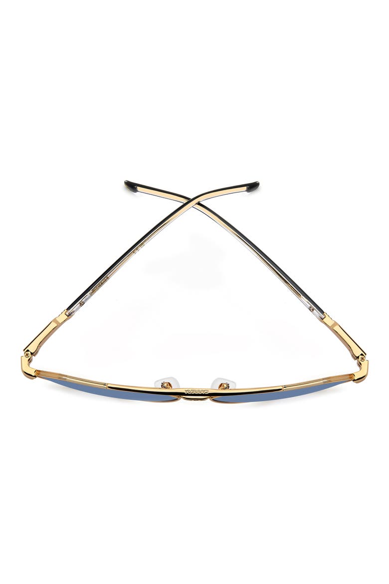Victory 62mm Gradient Aviator Sunglasses, Alternate, color, GOLD/ BLUE SHADED