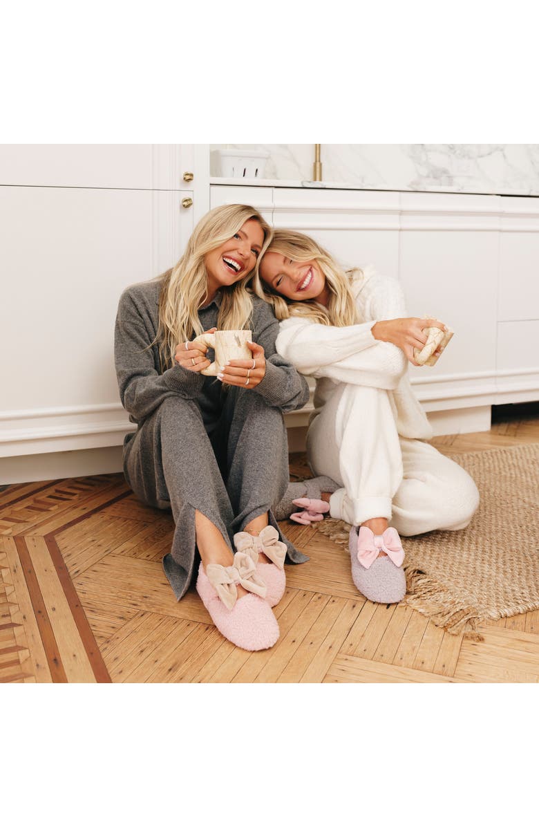 DEARFOAMS Maryanne Luxe Teddy Maryjane, Alternate, color, Grey