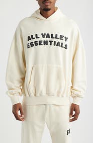 Fear of God Essentials '90s Fit Fleece Logo Hoodie