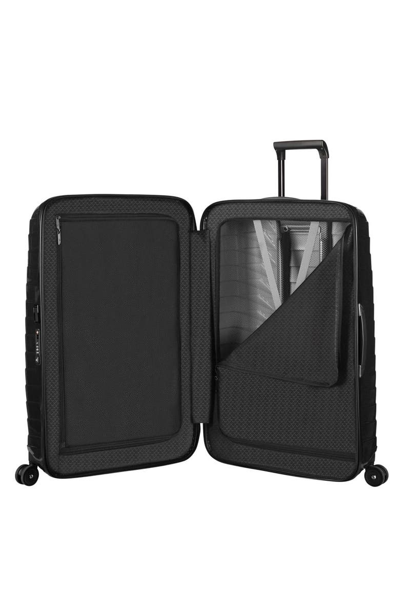 Proxis Hardside 29" Large Checked Spinner Luggage, Alternate, color, Black