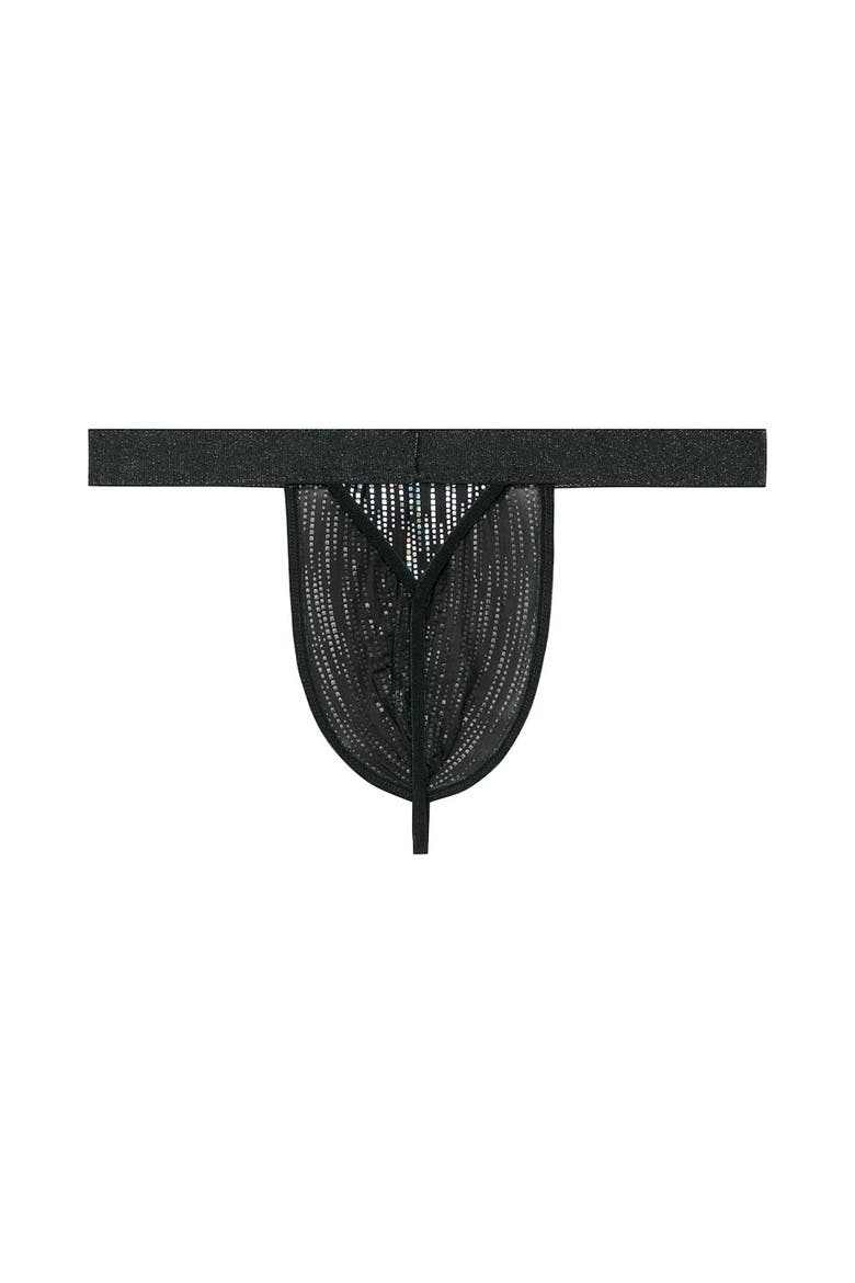 WOH Pure Seduction Sequin G-String, Alternate, color, Black