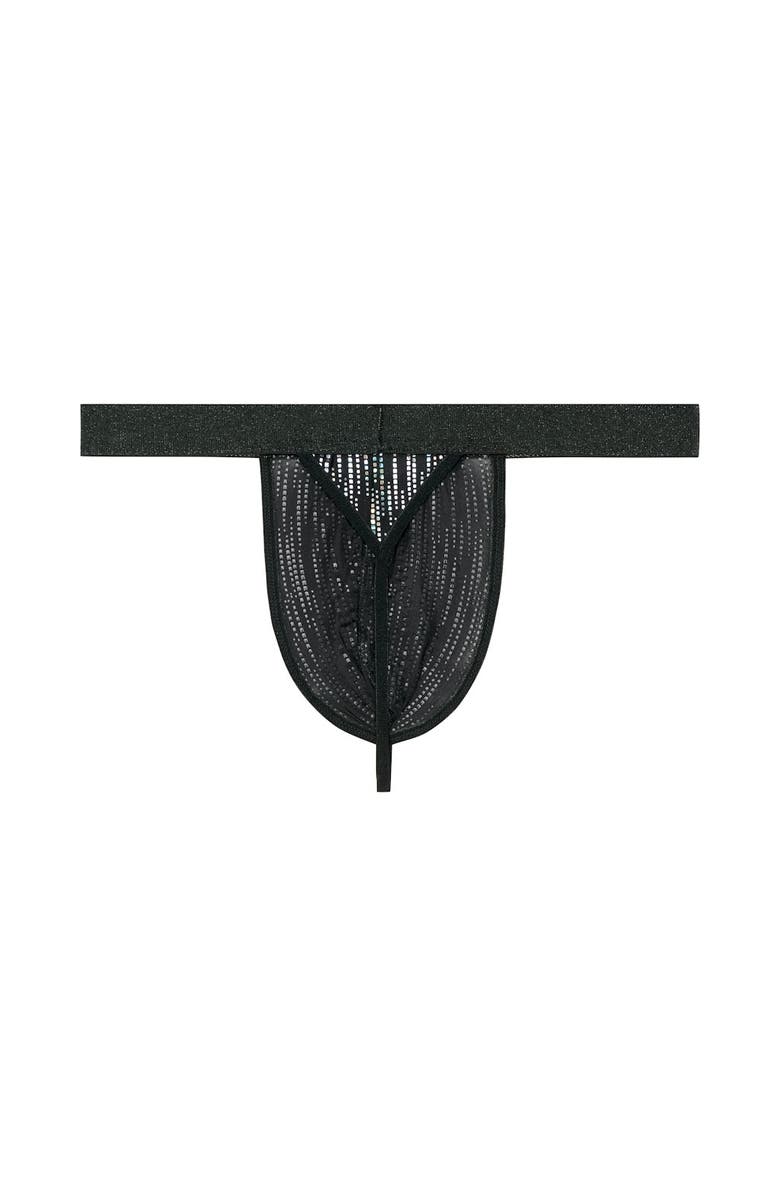 HOM WOH Pure Seduction Sequin G-String, Alternate, color, Black