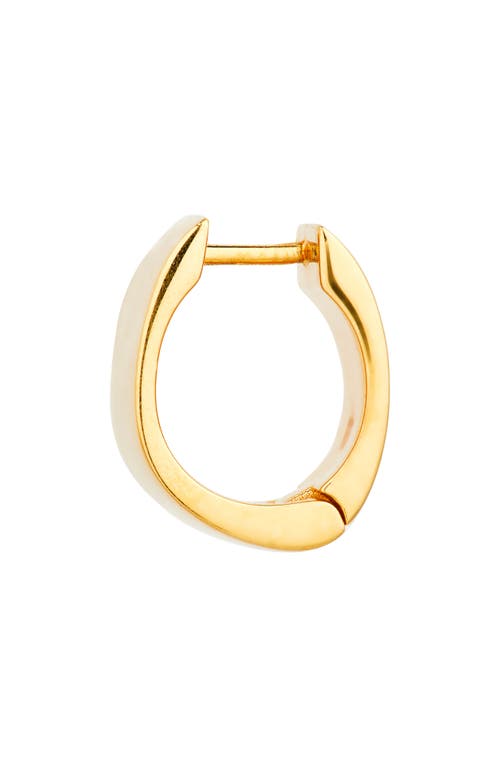 Totême Toteme Signature Huggie Hoop Earrings