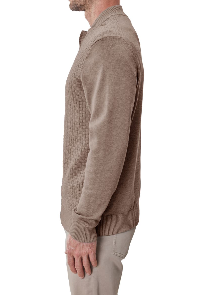 Gellar Half Zip Sweater, Alternate, color, POTTERY