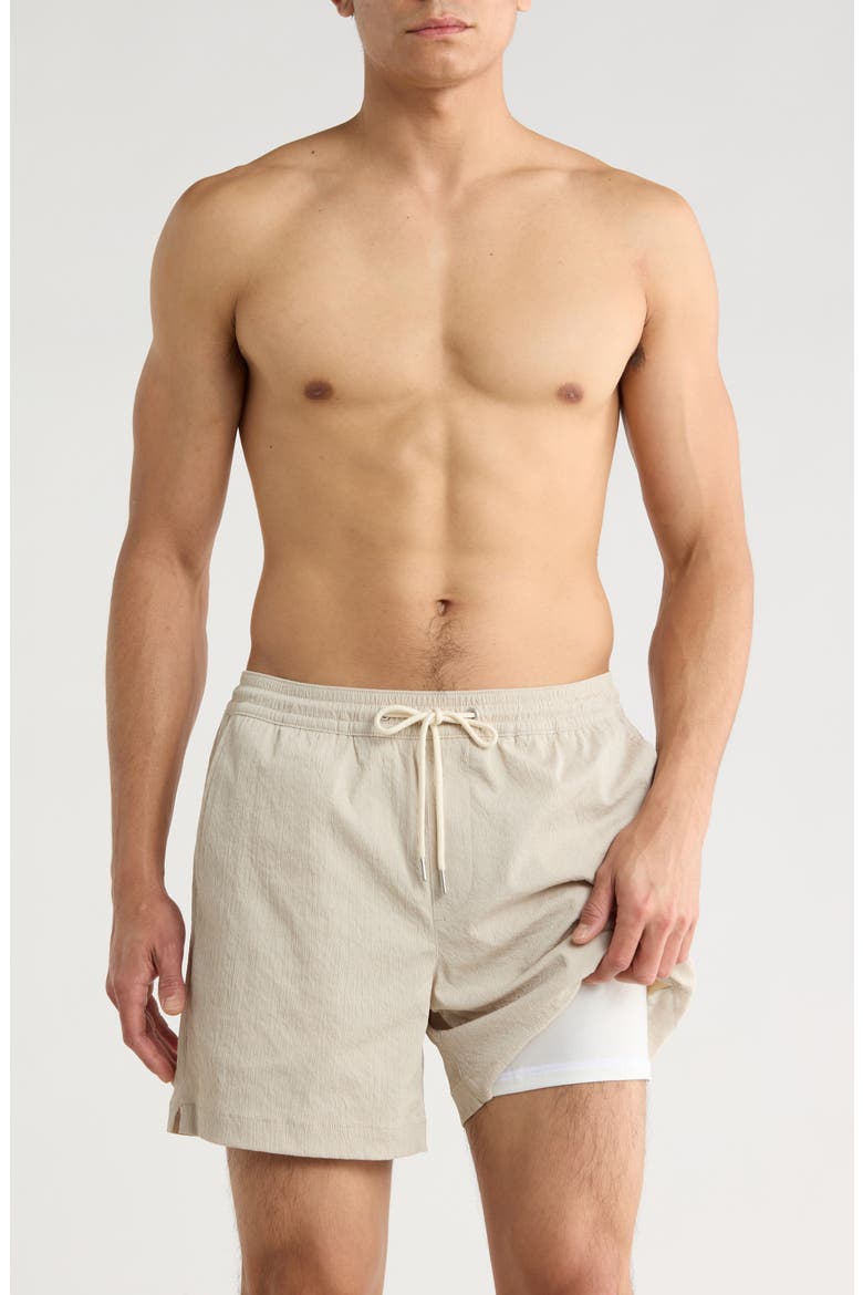 5-Inch Volley Swim Shorts, Alternate, color, BEIGE BIRCH
