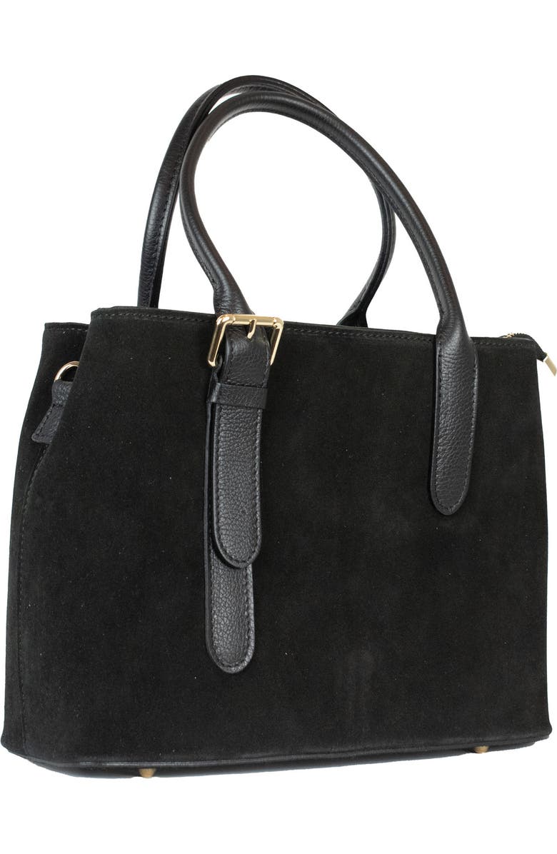 Persaman New York Thea Suede Tote Bag, Alternate, color, Black