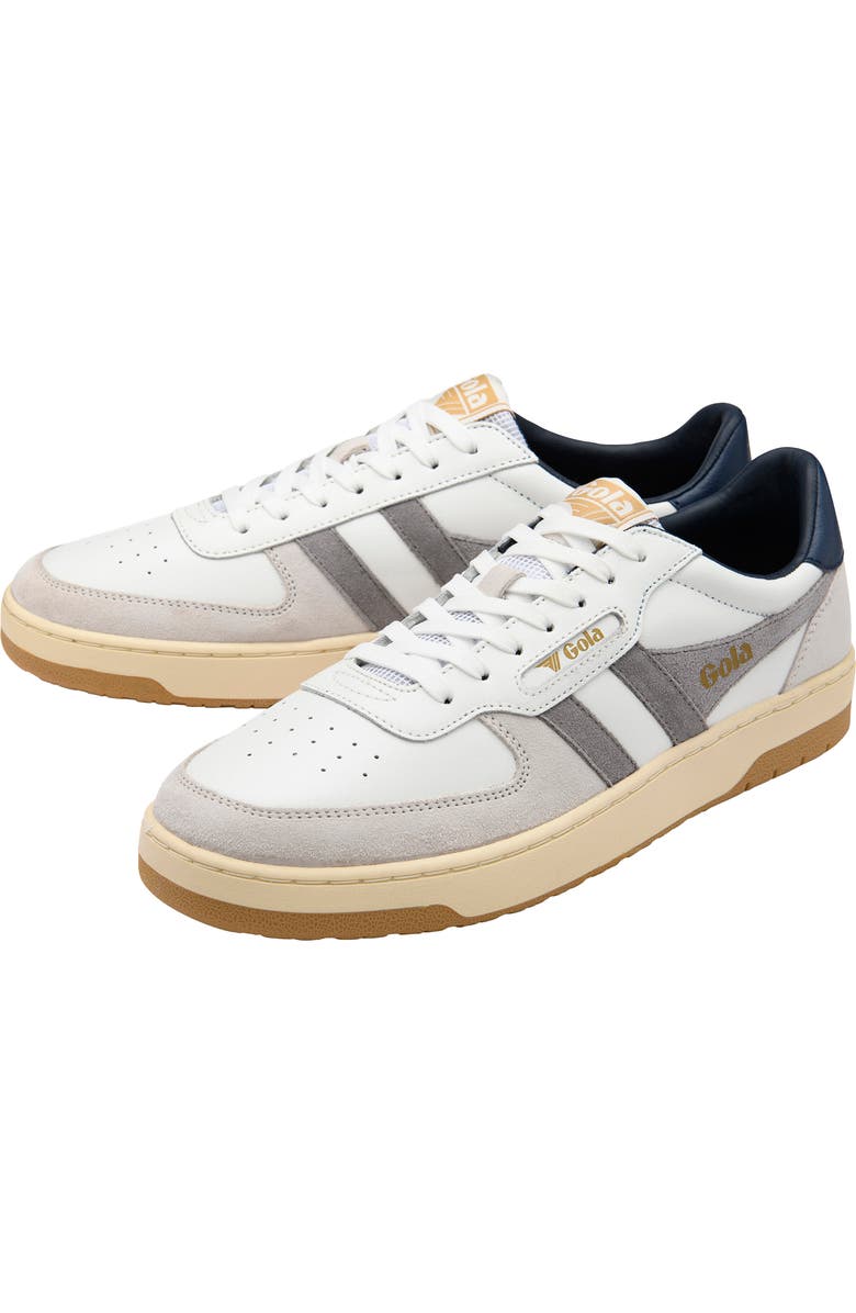 Gola Hawk Sneaker, Alternate, color, White/ Cement/ Navy