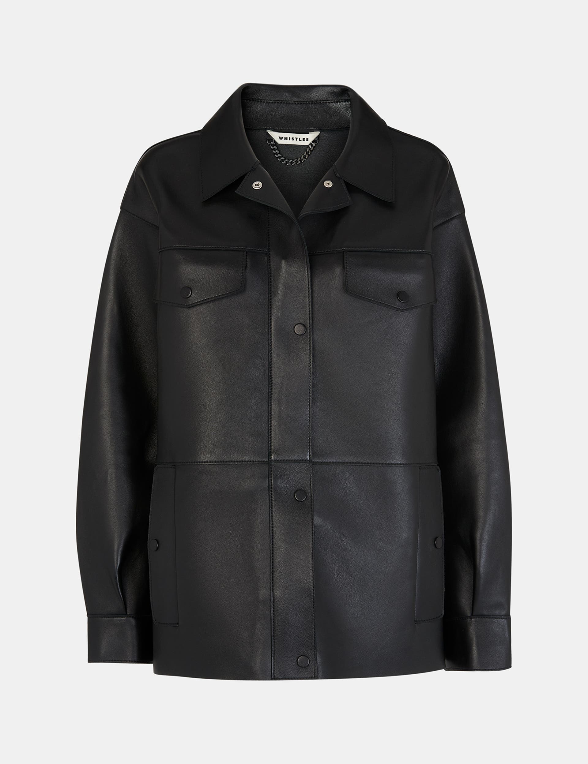 Clean Bonded Leather Jacket - image 2