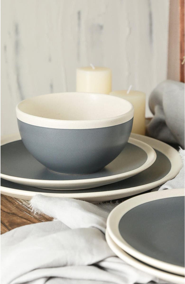 Stone Lain Serenity Stoneware 16-Piece Dinnerware Set, Alternate, color, 