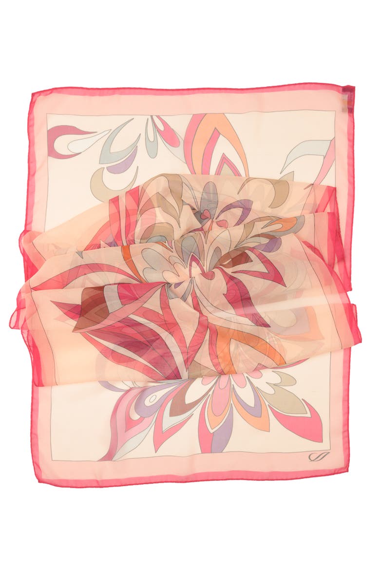 Liana - Long Silk Scarf for Women, Alternate, color, Pink