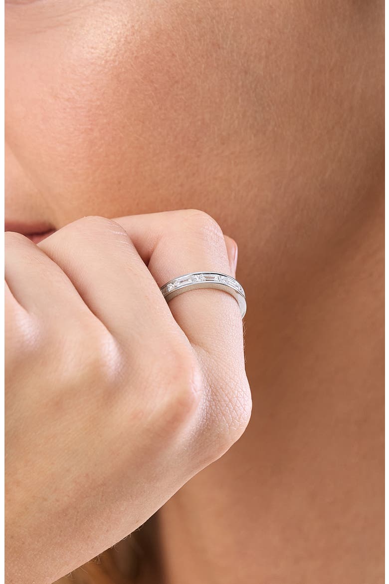 18K Gold Gatsby 3.2mm Natural Diamond Eternity Ring (Online Trunk Show), Alternate, color, 18K WHITE GOLD/ DIAMOND