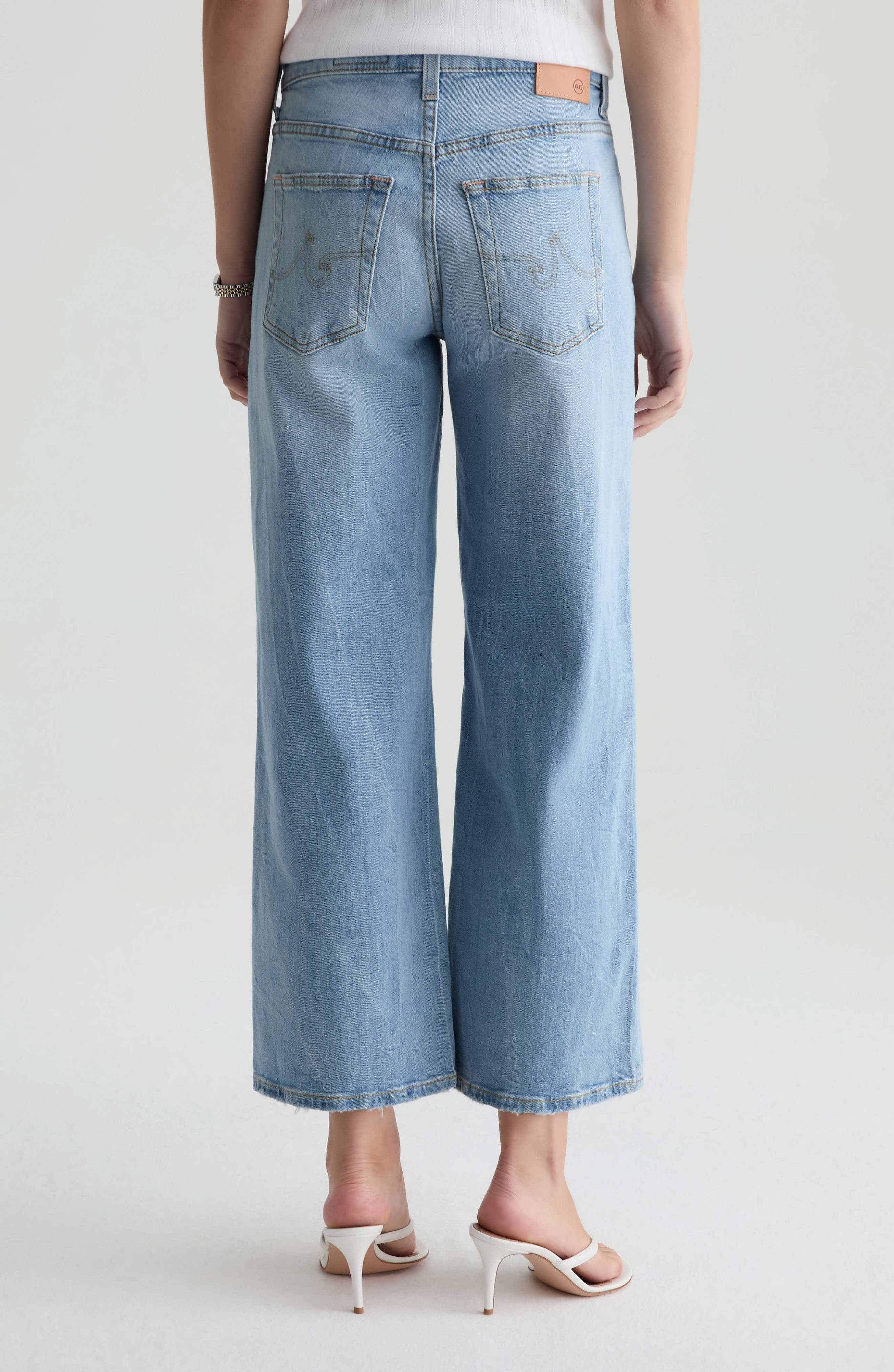 Saige Ankle Wide Leg Jeans - image 2
