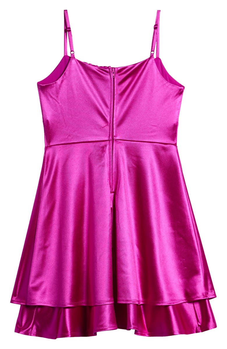 LOVE, NICKIE LEW Kids' Emma Satin Dress, Alternate, color,