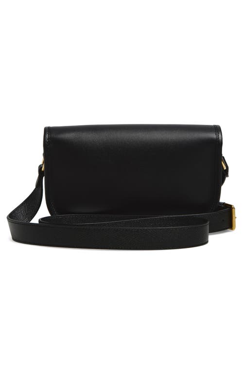 Valentino Garavani Antibes Leather Crossbody Bag Adjustable Strap In Black