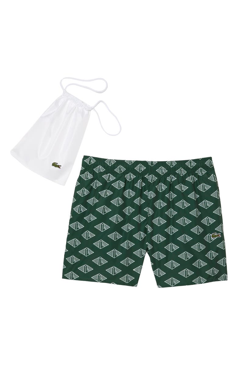 Lacoste Uni Swim Trunks, Alternate, color,