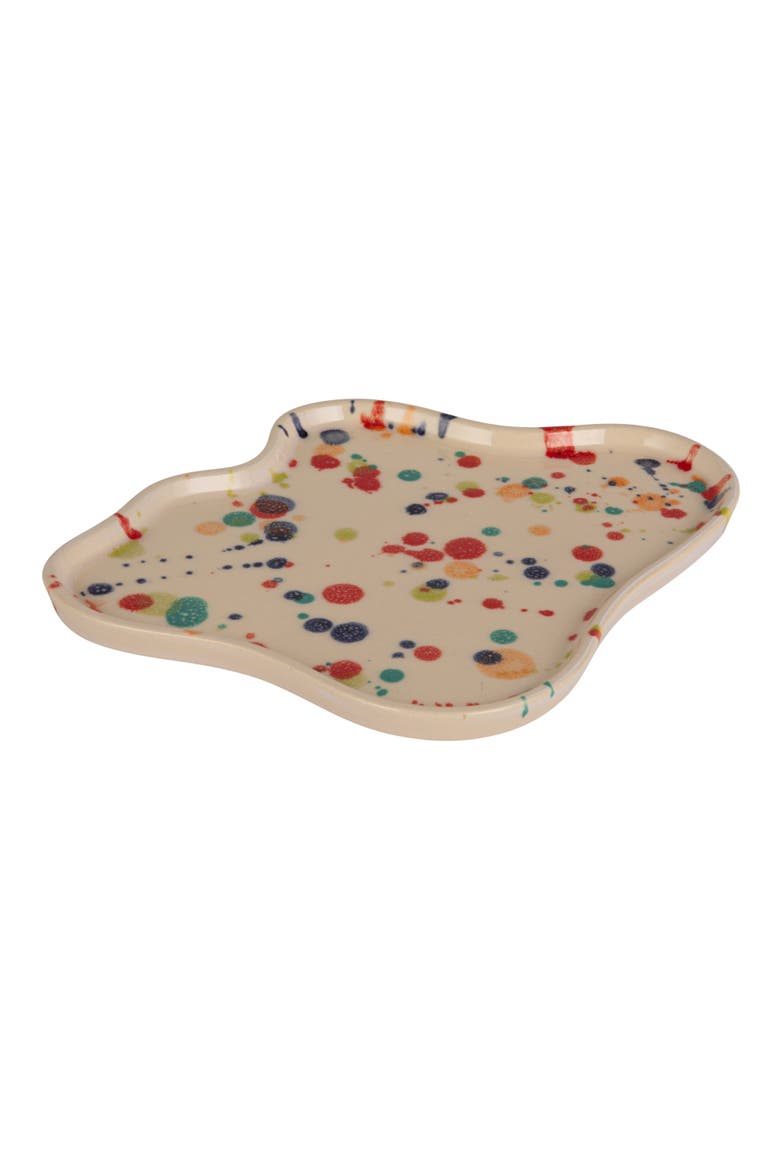 Organic Shaped Plate, Main, color, Cream