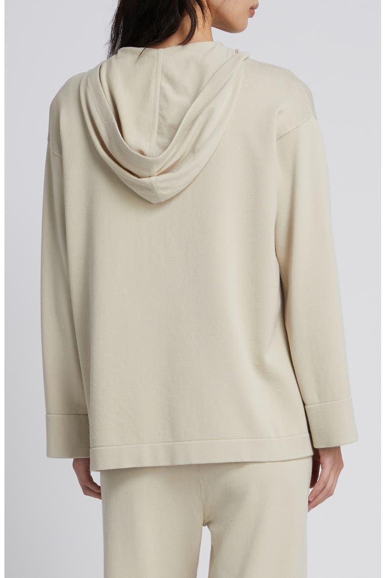 Laloa Zip Front Hoodie, Alternate, color, IVORY