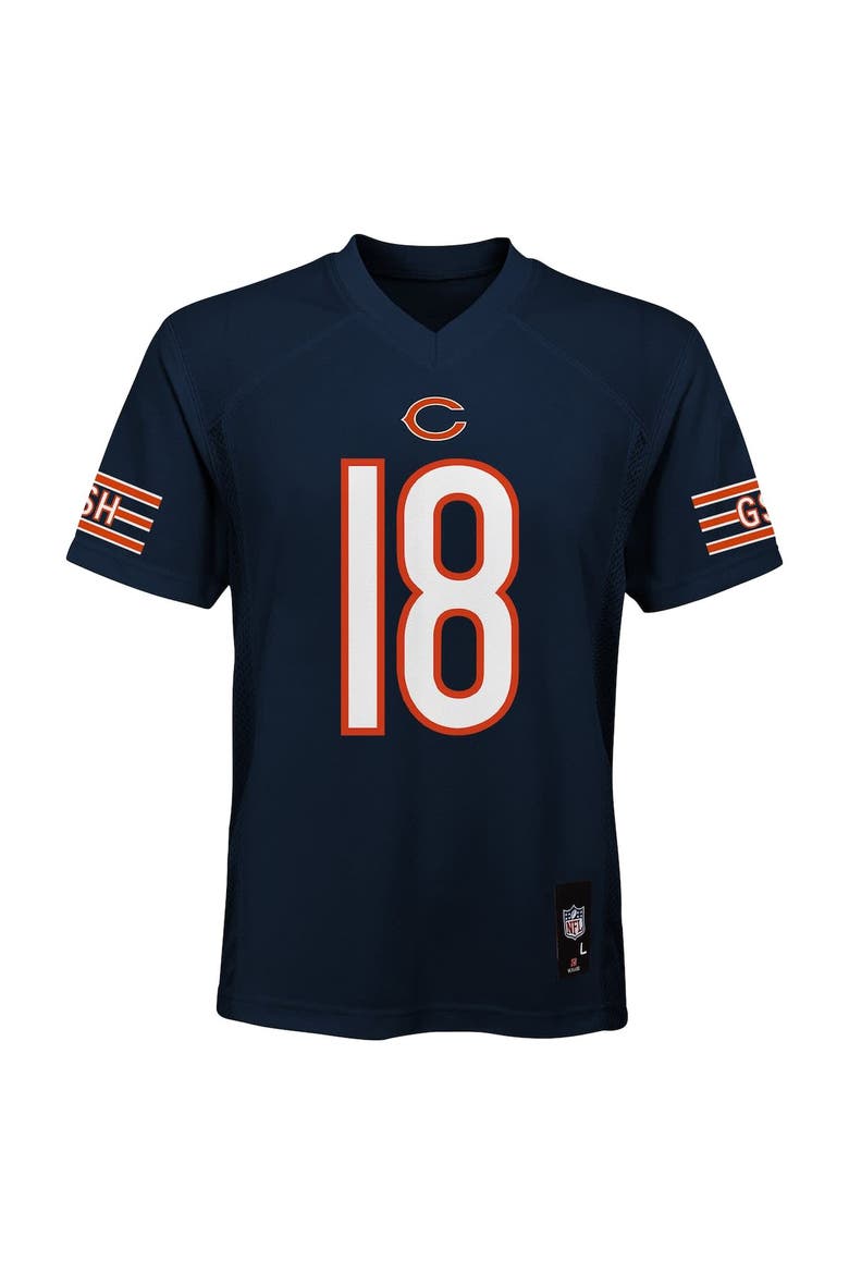 Youth Caleb Williams Navy Chicago Bears Replica Player Jersey, Alternate, color, Navy