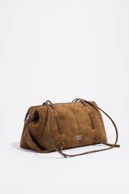 BIMBA Y LOLA Suede Lolita Shoulder Bag