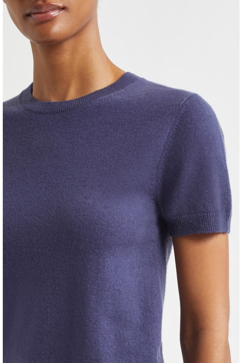 Wool & Cashmere Blend Crewneck Sweater, Alternate, color, DARK PERIWINKLE