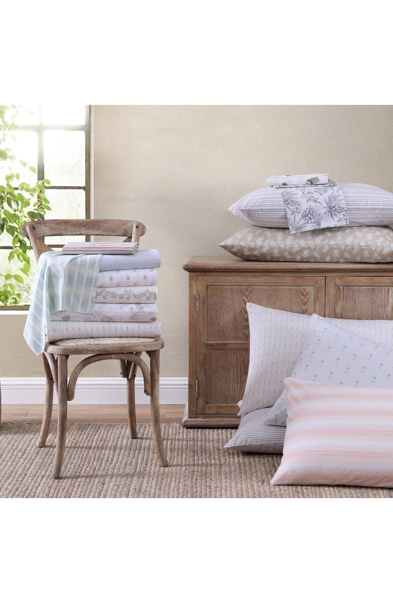 Tommy Bahama Kahanu Stripe Cotton Sheet Set, Alternate, color,